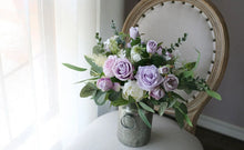 Load image into Gallery viewer, Free-Form Bridal Bouquet in Lavender and Lilac, Fairytale-like Charm Wedding Bouquet
