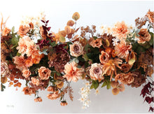 Load image into Gallery viewer, Terracotta and Rust Orange - Autumn Wedding Swag Flowers for Arch, Wedding Backdrop
