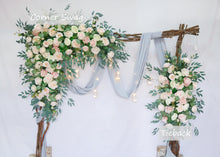 Load image into Gallery viewer, Peach and Blush - Wedding Swag Flowers for Arch, Wedding Backdrop
