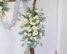 Load image into Gallery viewer, Peach and Blush - Wedding Swag Flowers for Arch, Wedding Backdrop
