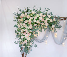 Load image into Gallery viewer, Peach and Blush - Wedding Swag Flowers for Arch, Wedding Backdrop
