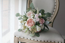 Load image into Gallery viewer, Dusty Pink - Wedding Bouquet, Made with Artificial Roses and Peonies
