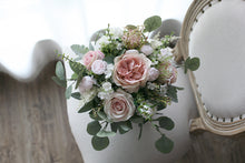 Load image into Gallery viewer, Dusty Pink - Wedding Bouquet, Made with Artificial Roses and Peonies
