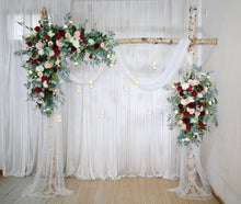 Load image into Gallery viewer, Burgundy and Blush - Wedding Swag Flowers for Arch, Wedding Backdrop
