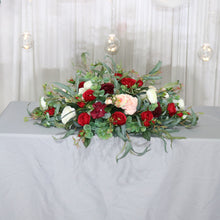 Load image into Gallery viewer, Burgundy and Blush - Wedding Swag Flowers for Arch, Wedding Backdrop
