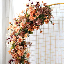 Load image into Gallery viewer, Terracotta and Rust Orange - Autumn Wedding Swag Flowers for Arch, Wedding Backdrop
