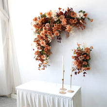 Load image into Gallery viewer, Terracotta and Rust Orange - Autumn Wedding Swag Flowers for Arch, Wedding Backdrop
